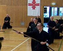 Iaido Hallenübung